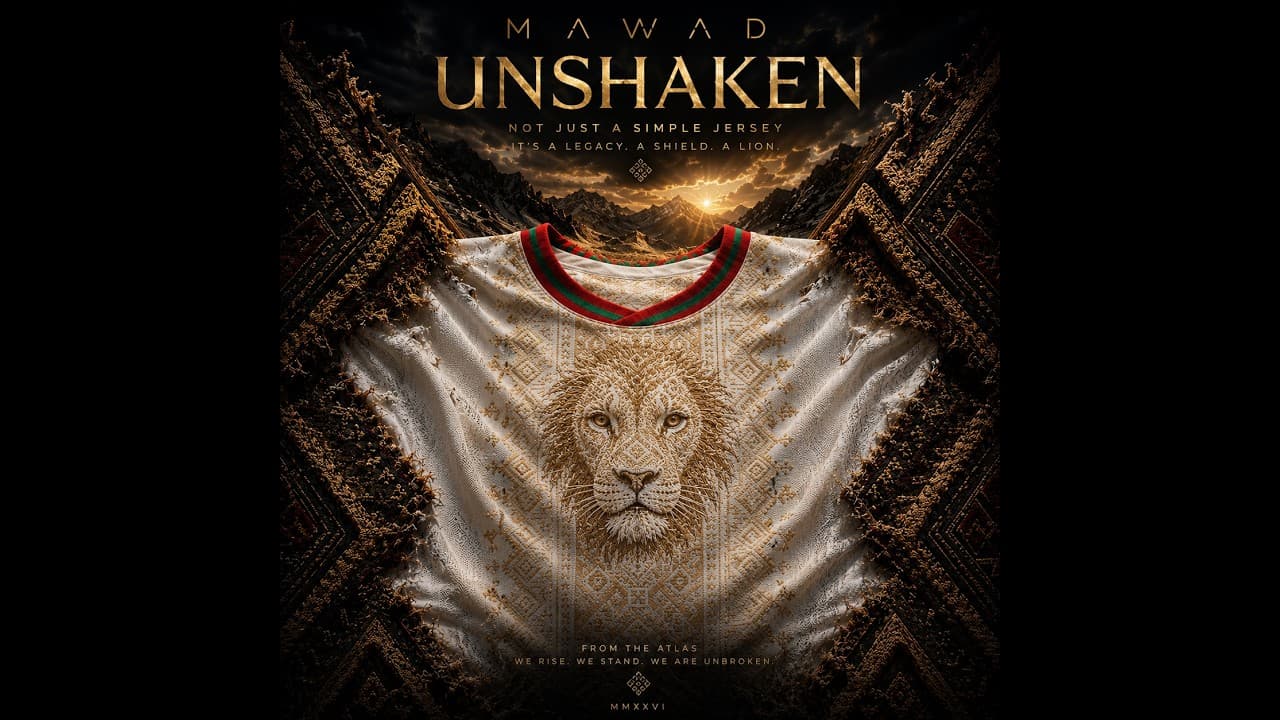MAWAD - UNSHAKEN (Lions of the Atlas) [Official Lyric Video]